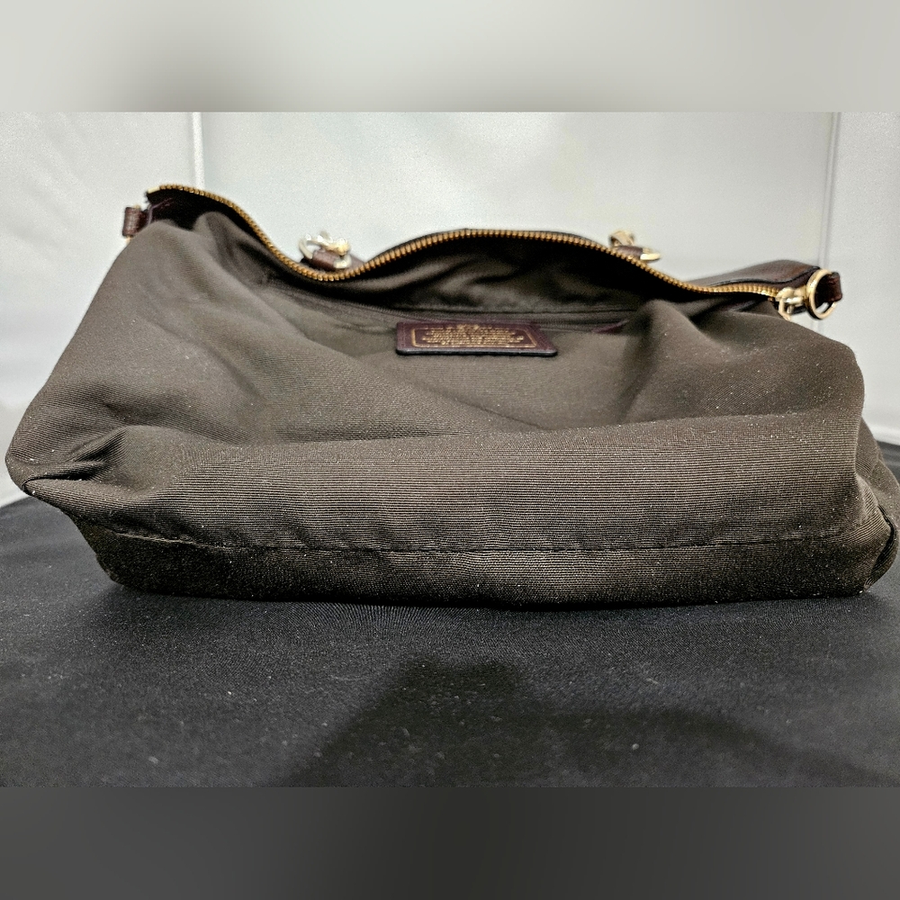 COACH KELSEY crossbody bronze metallic leather EUC pebble small F56127 bag - Picture 8 of 16